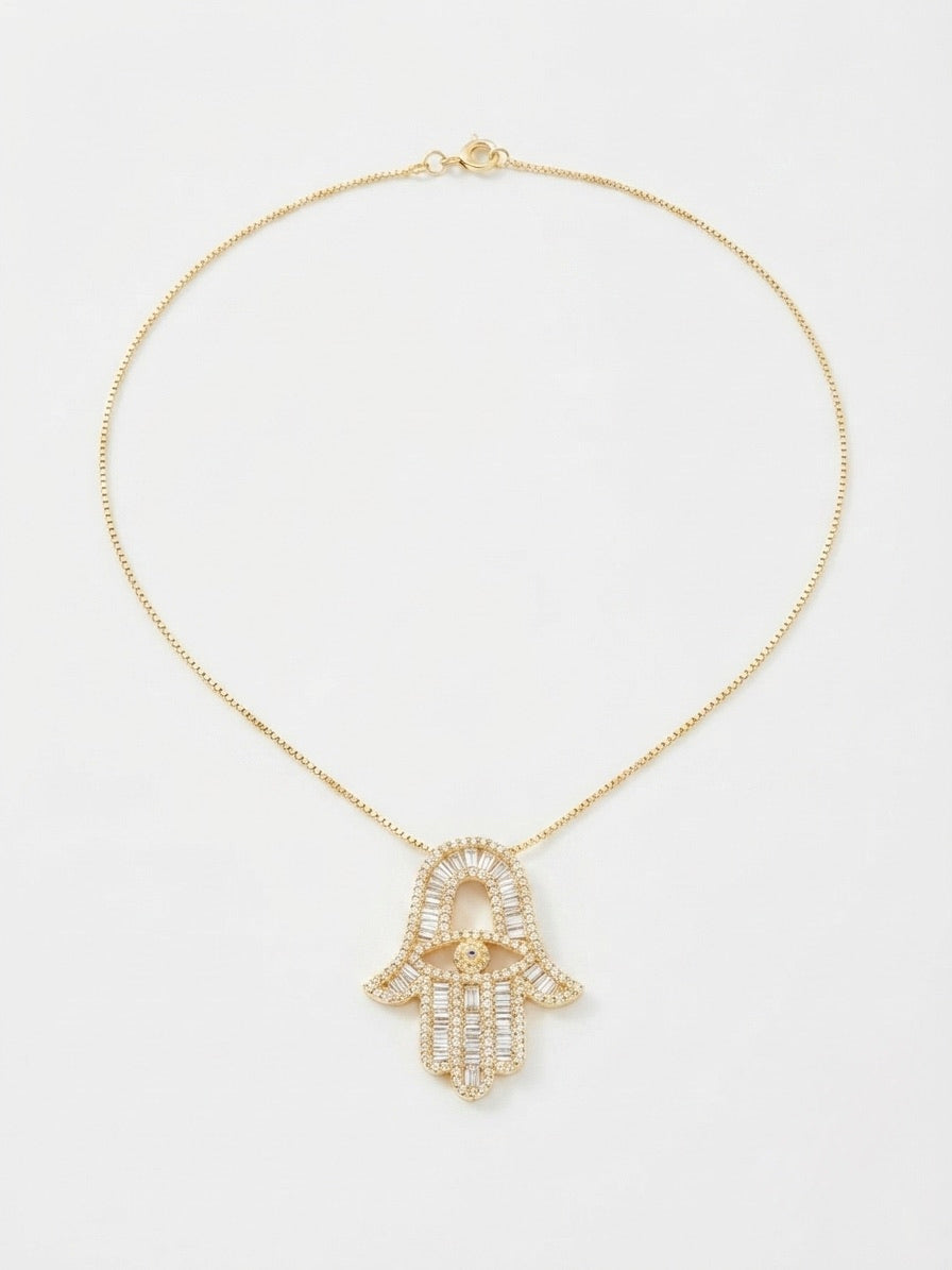 Nova Hamsa Necklace