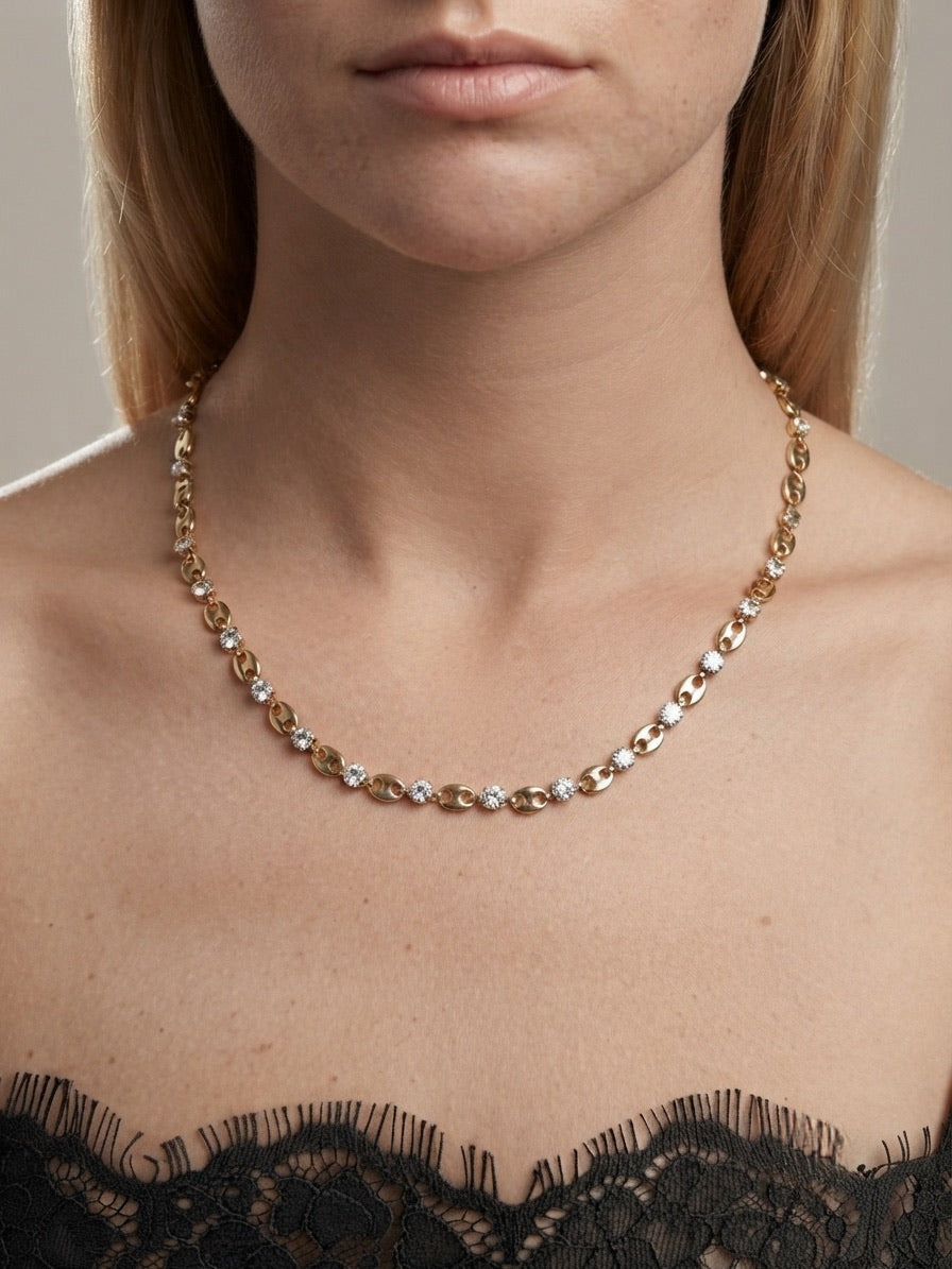 Sorella Button Necklace