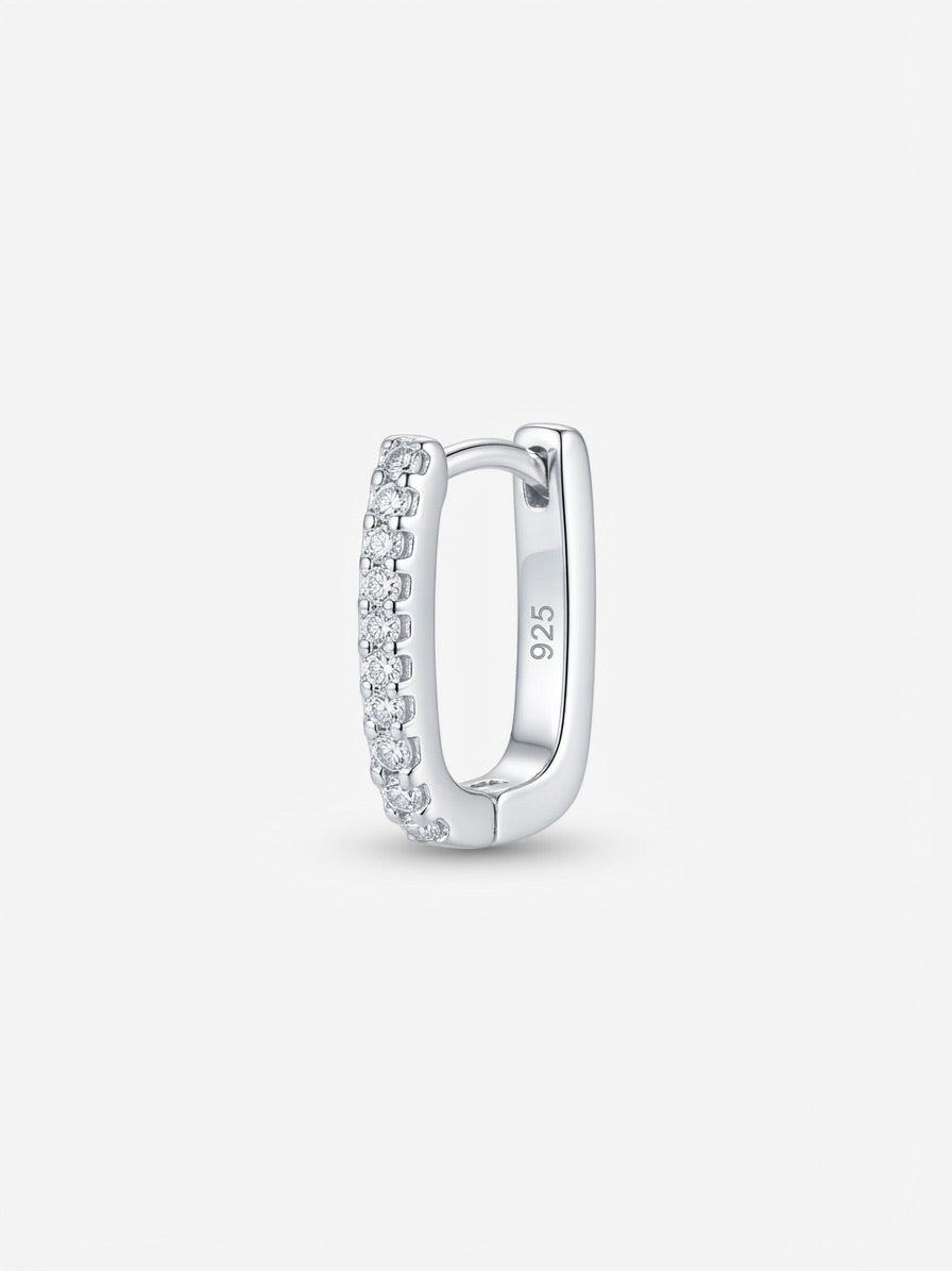Verona Rectangle Hoop Earrings