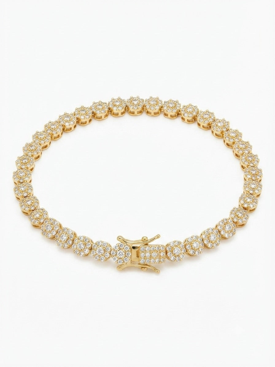Fleur Tennis Bracelet