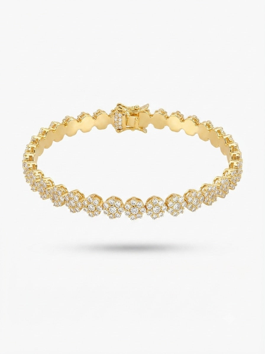 Fleur Tennis Bracelet