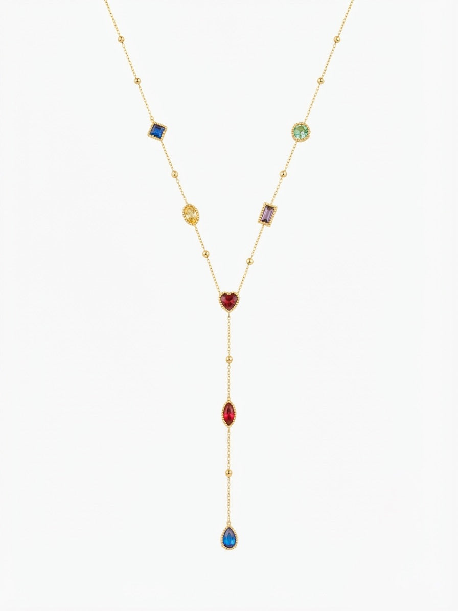 Solara Y Necklace