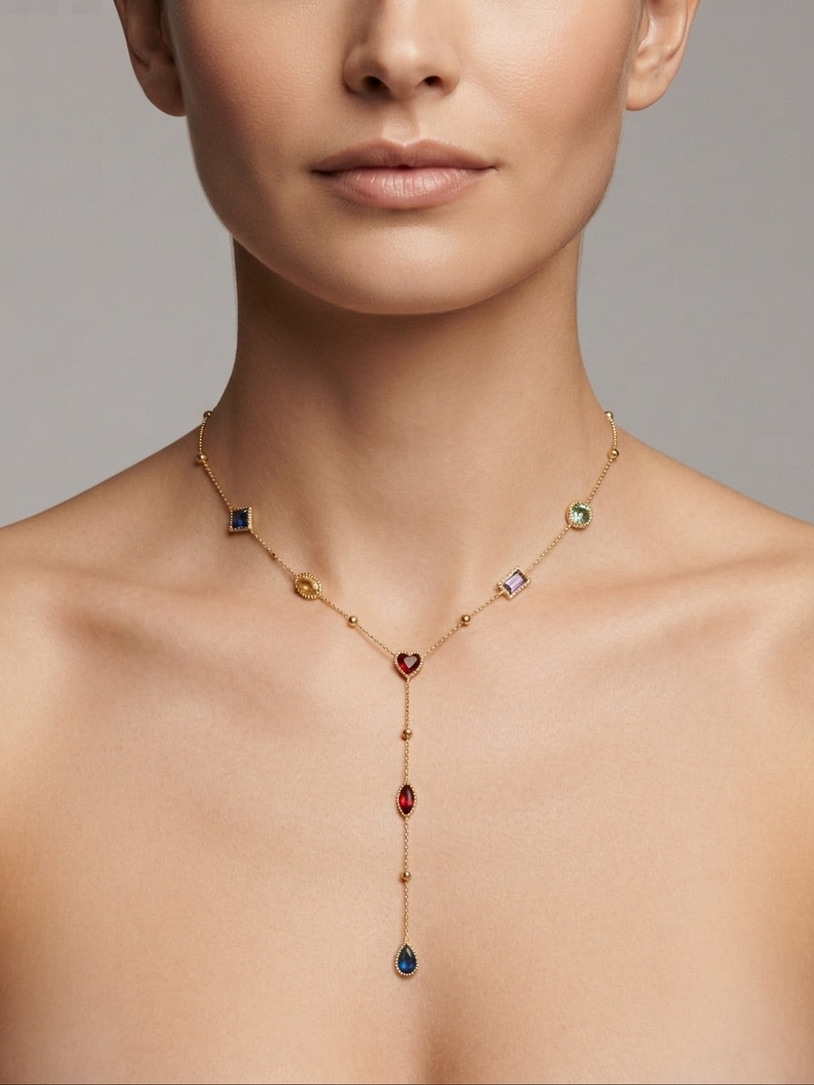 Solara Y Necklace